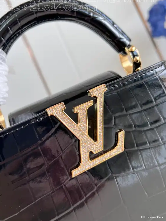 AAA Replica Ru CAPUCINES VUITTON LOUIS MINI-21*14*8CM 0529